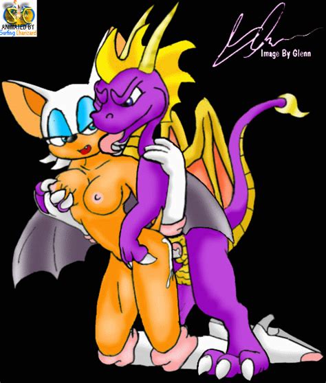 Rule 34 Animated Crossover Glenn Rouge The Bat Sega