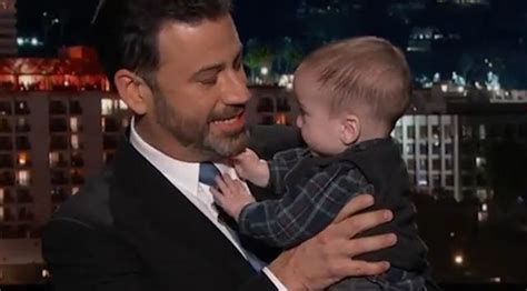 Jimmy Kimmel Brings Son Out For Emotional Monologue