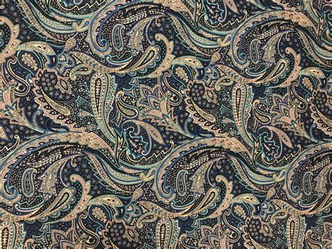 Paisley Fabric Jersey Paisley Jersey Fabriccashmere Jersey Etsy