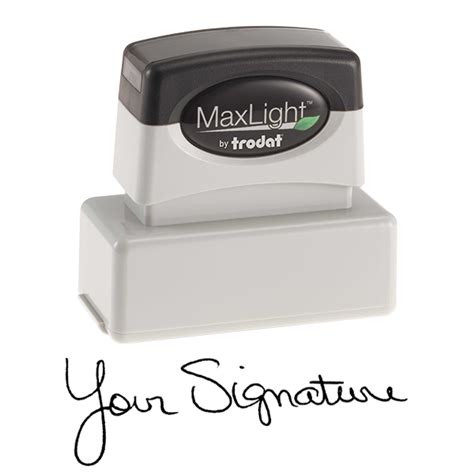 Pre Inked Signature Stamp Simply Stamps