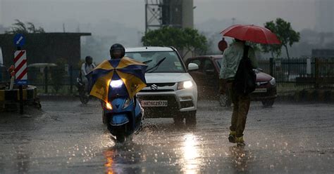 Delhi Rains Begin Heavy Showers To Drench Ncr Over The Weekend