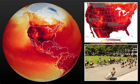 Revealed Nasa Pics Show Extreme Heat That Put 150m Under Warnings