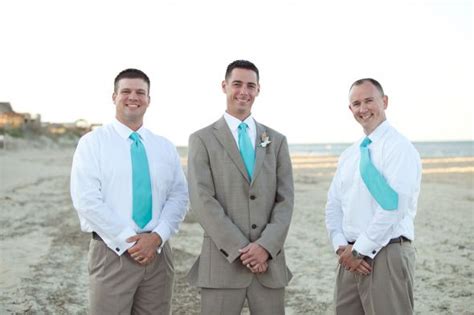Beach wedding groom attire ideas. Groom and Groomsmen Beach | Weddingbee Photo Gallery