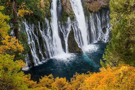 Mcarthur Burney Falls In Autumn Photograph By Greg Nyquist
