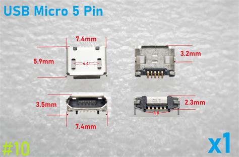 USB Type C Micro Mini SMD Buchse Weibliche Ersatz Lötbuchsen zum Löten