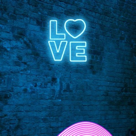 Love Neon Sign Led Light Up Sign Wall Decor Art Decoration Outdoor