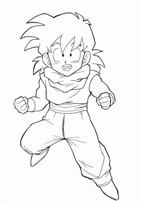 Dibujo De Dragon Ball Z Para Colorear Dibujos Infantiles De Dragon