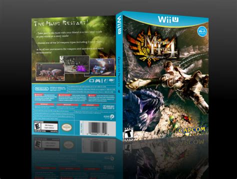 Viewing Full Size Monster Hunter 4 Wii U Box Cover