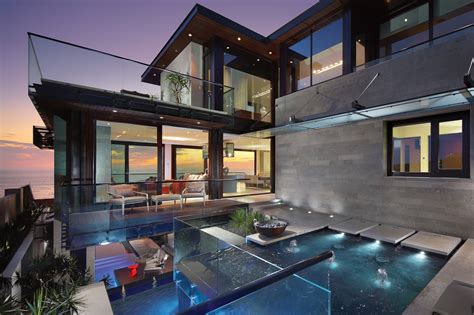 Modern Beautiful Home With Reflecting Ponds California Most Beautiful