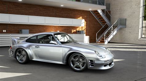 Silver Coupe Car Sports Car Porsche Building Hd Wallpaper