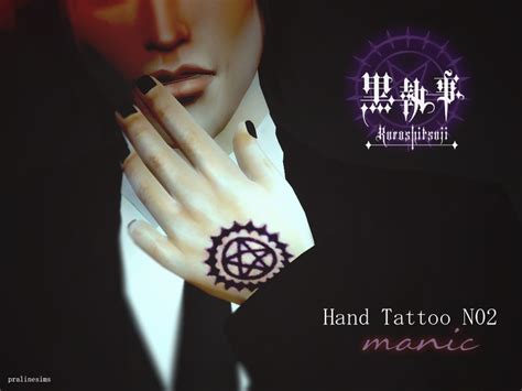 Sims 4 Ccs The Best Hand Tattoo By Pralinesims