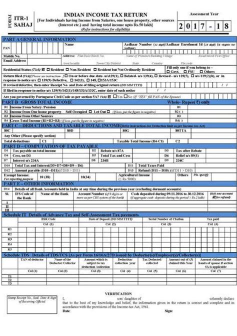 How To File The New Income Tax Returns Forms From Next Year