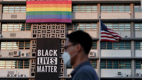 Us Embassy In Seoul Removes Black Lives Matter Banner And Pride Flag