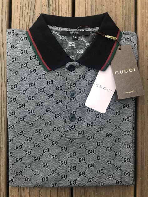 Gucci Brown Monogram Polo Shirt OFF 74 Concordehotels Com Tr