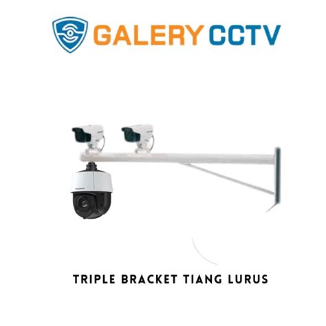 Triple Bracket Tiang Lurus 150 Cm Galeri Cctv Surabaya