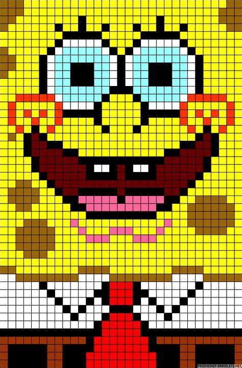 Pixel Art Grid Spongebob Pixel Art Grid Gallery The Best Porn Website