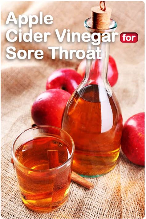 How To Use Apple Cider Vinegar For Sore Throat