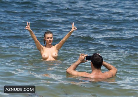 joanna krupa topless at the beach in miami aznude