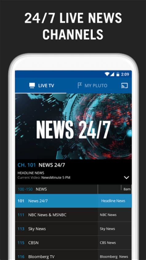 Nbc, cbs, bloomberg, paramount, and warner brothers. Pluto TV | Download APK for Android - Aptoide