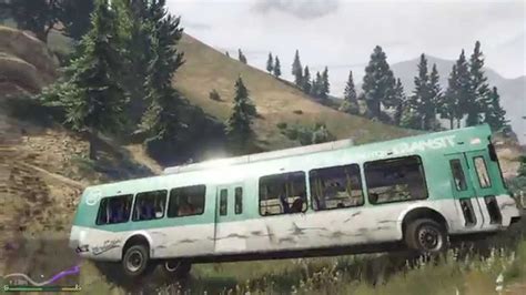 Grand Theft Auto V Bus Trip Youtube