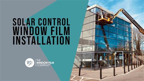 Heat Reduction Window Film Installation External Solar Control Film