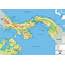 Panama Map Physical  Worldometer