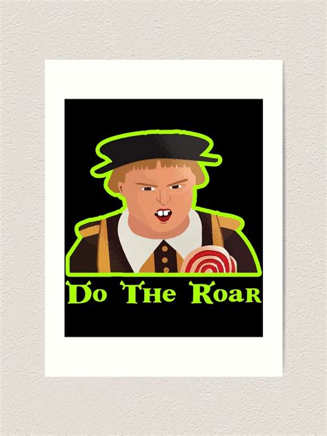 Shrek Do The Roar Meme Art Print For Sale By Aheyv Redbubble