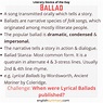 👍 Ballad examples for students. Ballad Poems: Lesson for Kids. 2019-02-17