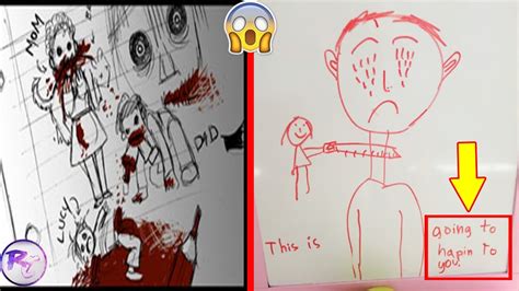 Children's drawings from movies and real life. Most Creepiest Kids Drawings - YouTube