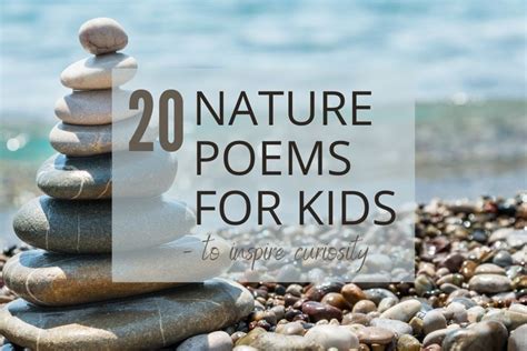 20 Nature Poems For Kids To Inspire Curiosity Pale Blue Marbles