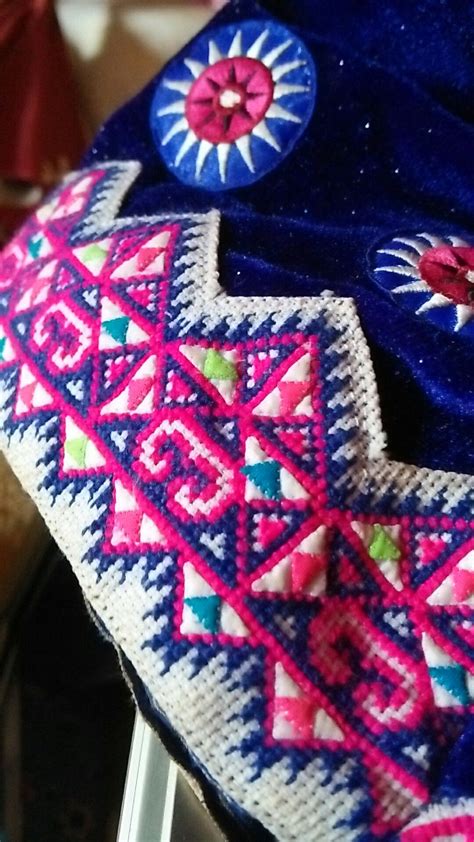 Pink tone | Hmong embroidery, Hmong fashion, Pink tone