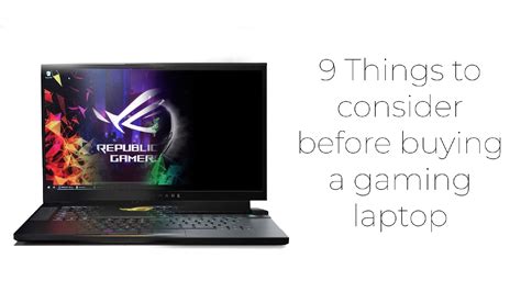 9 Things To Consider Before Buying A Gaming Laptop In 2020 Aged Gamer