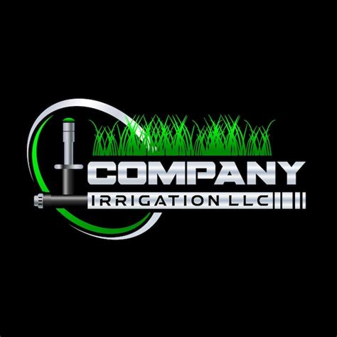 Premium Vector Sprinkler Irrigation Logo Irrigation Logo Vector