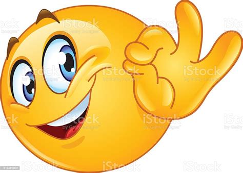 Ok Sign Emoticon Stock Illustration Download Image Now Istock