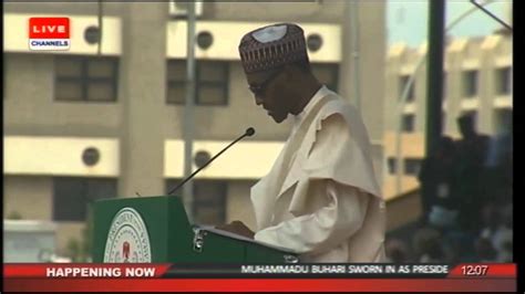 Nigeria President Muhammadu Buharis Inaugural Speech Part2 290515