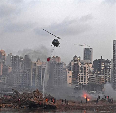 Explosion Im Libanon Diese Bilder Zeigen Das Ausmaß Der Zerstörung In