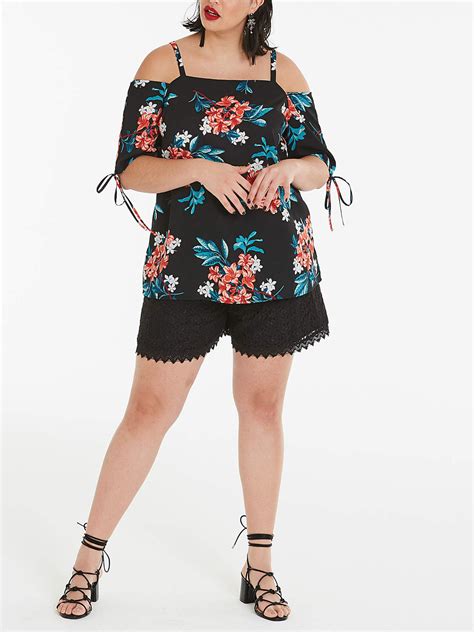 Plus Size Wholesale Clothing By Simply Be Simplybe Black Floral