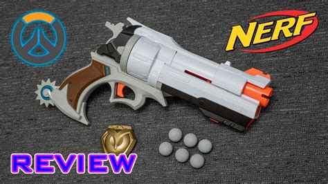 Review Nerf Rival Overwatch Mccree Blaster Youtube