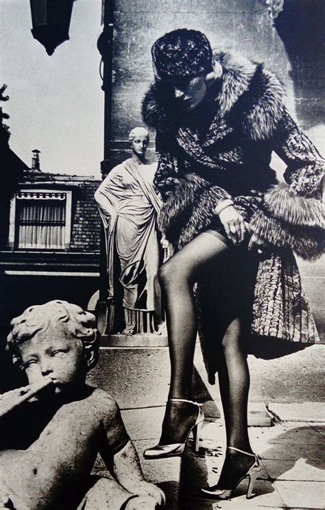 Helmut Newton Self Portrait With Wife And Models Vogue Studio Paris