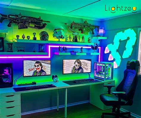 Colourful Led Neon Bar For Bedroom Bar Computer Gaming Room Gaming