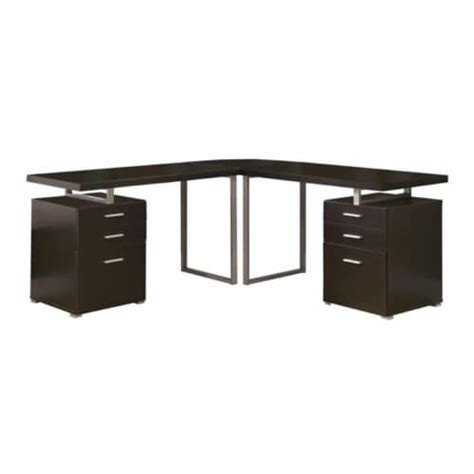 Atlin Designs 48 Adjustable Corner Home Office Desk In Cappuccino 1