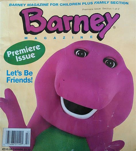Barney Magazine 1st Iusse By Jeremycrispo19 On Deviantart