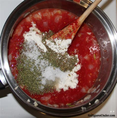 This is tomato season so make a huge batch of this and let me know how it turns out for you. Homemade Tomato Sauce from Tomato Puree - Six Figures Under