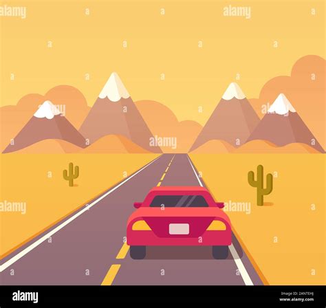 Route 66 Roadtrip Stock Vector Images Alamy