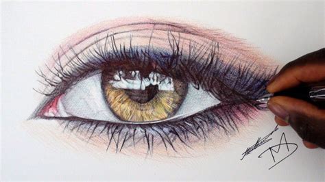 How To Draw A Realistic Eye Ballpoint Pens DeMoose Art Realistic Eye Ballpoint Pens Eye