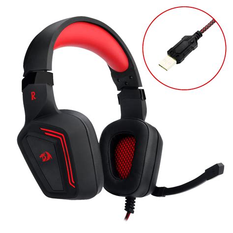 Redragon H310 Muses Wired Gaming Headset 71 Surround Sound Pro Gamer