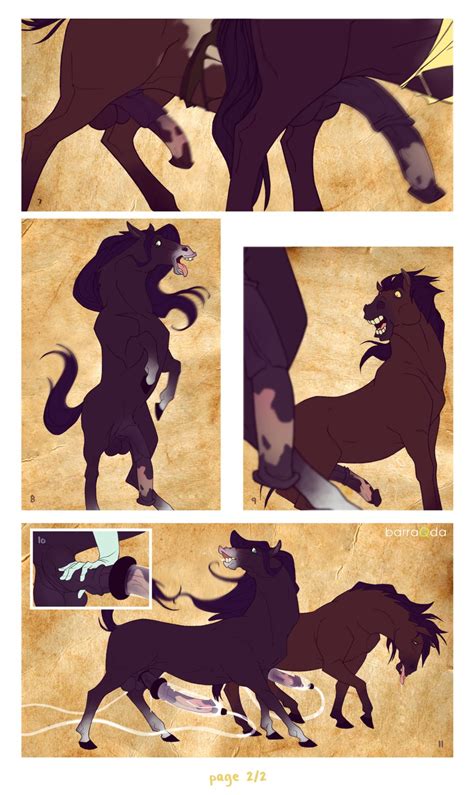 Commission Short Comic Horse Transformation P02 By