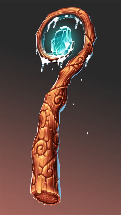 Magical Staff Scepter Weapons Art Gallery Fortin Lignew