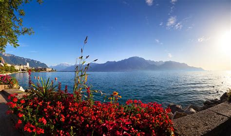 Beautiful Lake Geneva Stunning Blue Lake And Gorgeous Sunshine