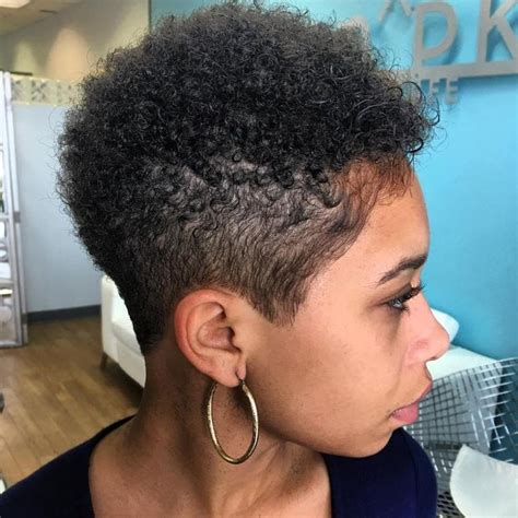 Cute Tapered Natural Hairstyles For Afro Hair Short Natural Curly